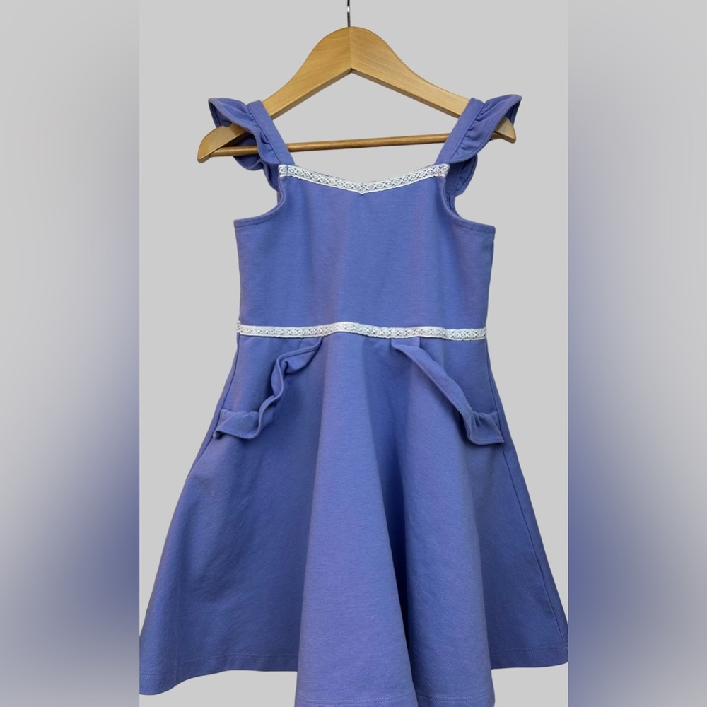 Janie and Jack Very Periwinkle Sundress Size 5T